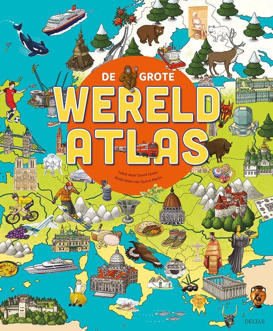 De grote wereldatlas - atlas voor kinderen