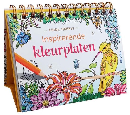 Think happy! Inspirerende kleurplaten