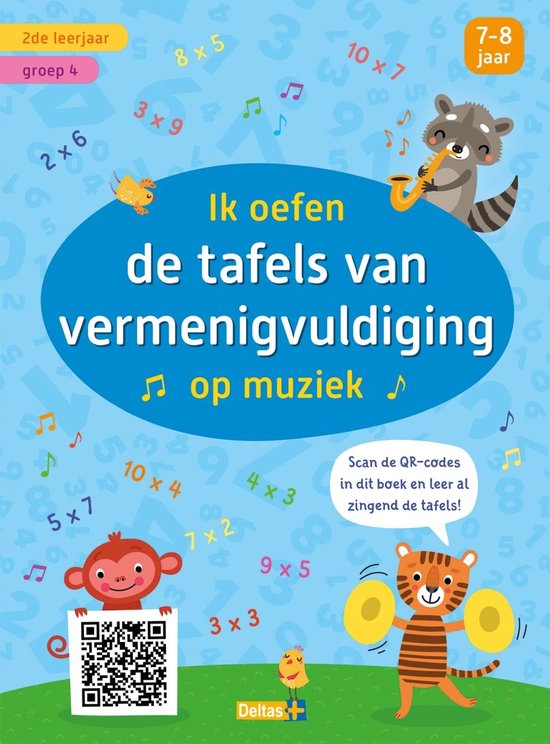 Ik oefen de tafels van vermenigvuldiging op muziek groep 4 7-8 jaar