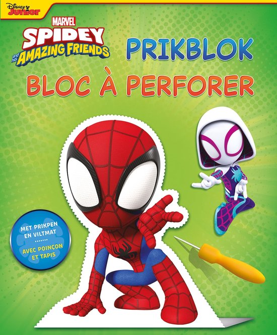 Marvel Spidey and his amazing friends prikblok / Marvel Spidey and his amazing friends bloc à perforer