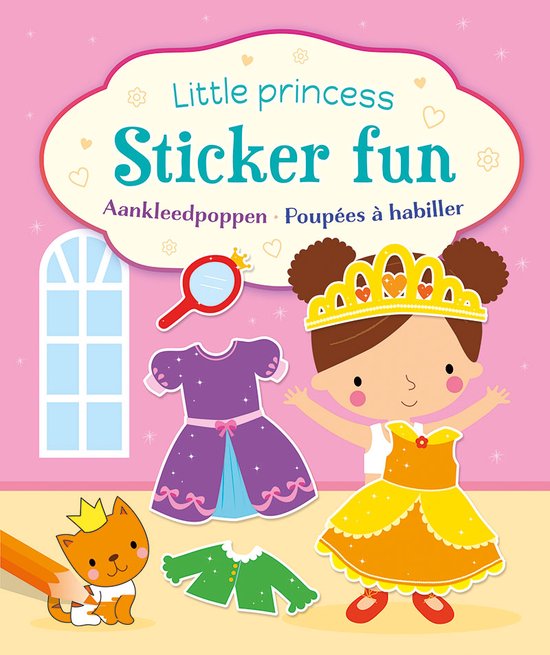 Little princess Sticker Fun - Aankleedpoppen / Little princess Sticker Fun - Poupées à habiller