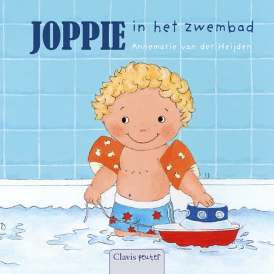 Joppie in het zwembad