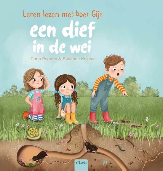 Leren lezen met boer Gijs  -   Een dief in de wei