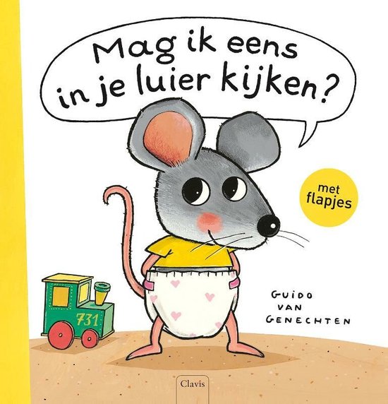 Muisje - Mag ik eens in je luier kijken? Boek + knuffel