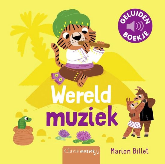 Clavis - Wereldmuziek Geluidenboek - Peuterboeken