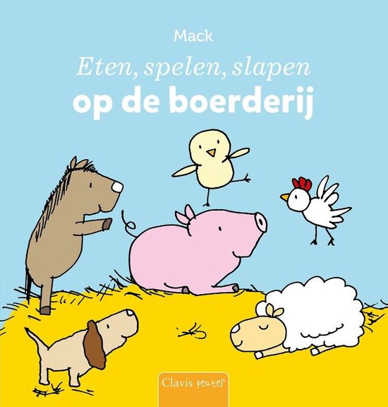 Eten, spelen, slapen op de boerderij