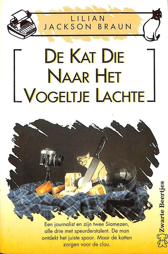 De kat die naar het vogeltje lachte