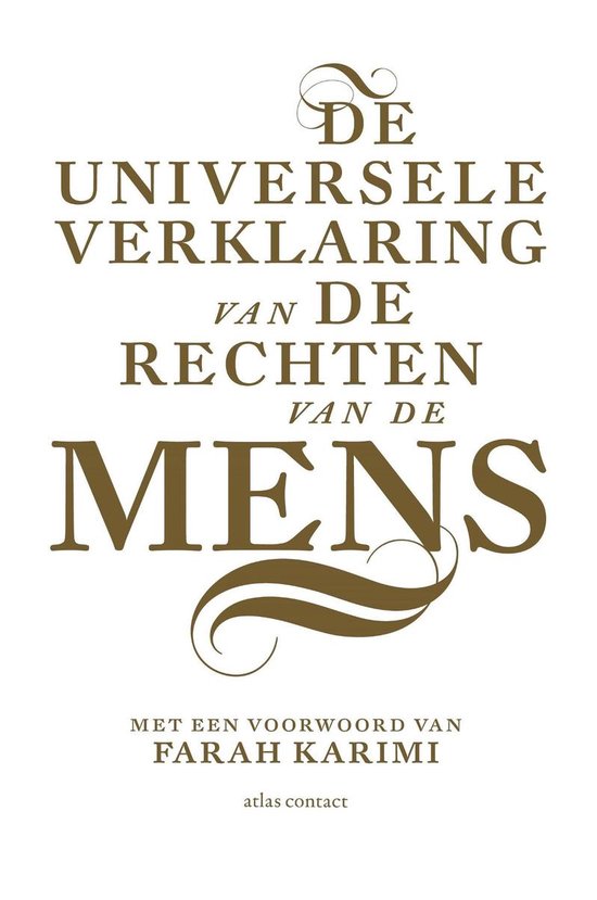 De universele verklaring van de rechten van de mens