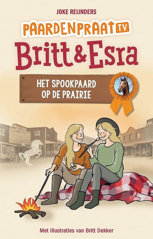 Paardenpraat tv Britt & Esra 8 - Het spookpaard op de prairie