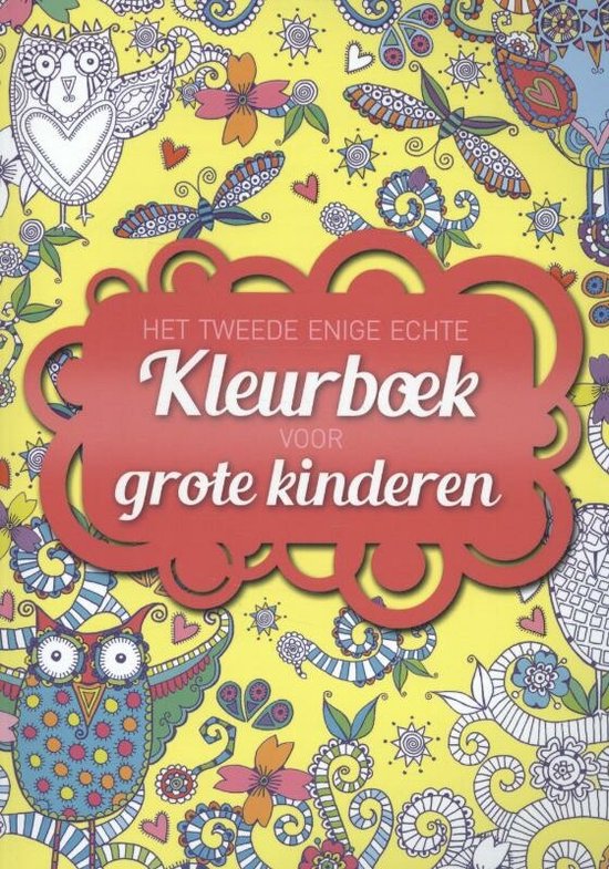 Het tweede enige echte kleurboek voor grote kinderen