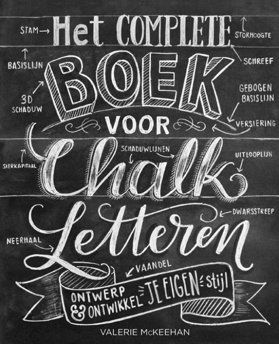 Het complete boek voor chalk letteren