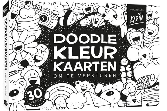 Paperfuel Doodlekleurkaarten om te versturen