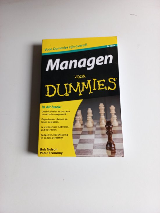 Voor Dummies - Managen voor Dummies