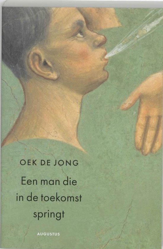 Een man die in de toekomst springt