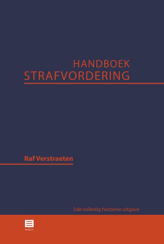 Handboek strafvordering