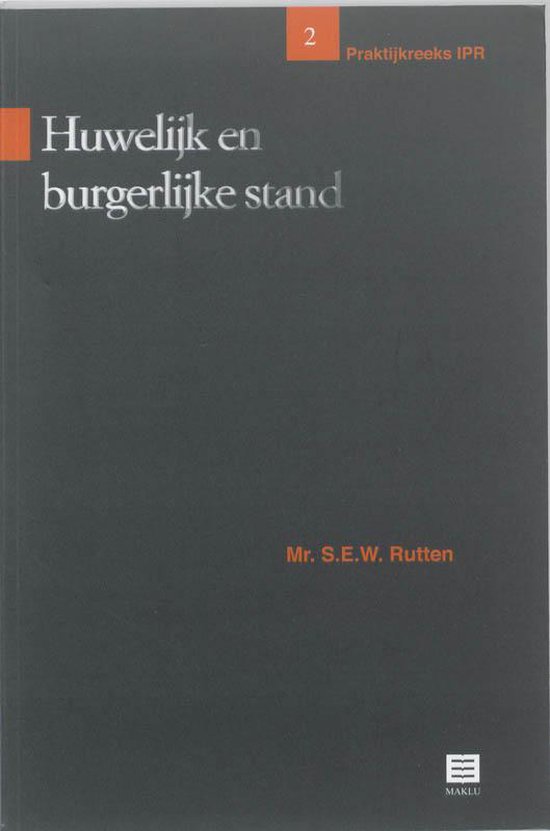 Huwelijk en burgerlijke stand