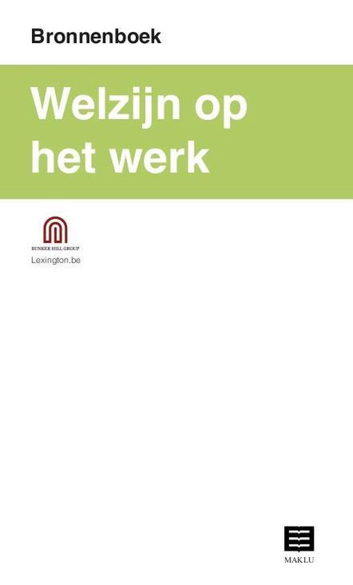 Welzijn op het werk (Bronnenboek)