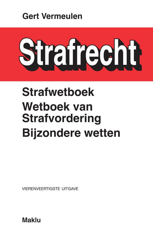 Wetteksten - Wetboek Strafrecht