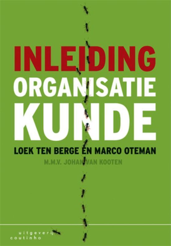 Inleiding Organisatiekunde