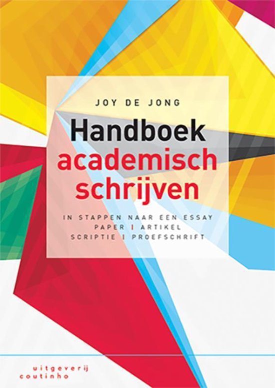 Handboek academisch schrijven