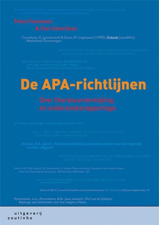 De APA-richtlijnen