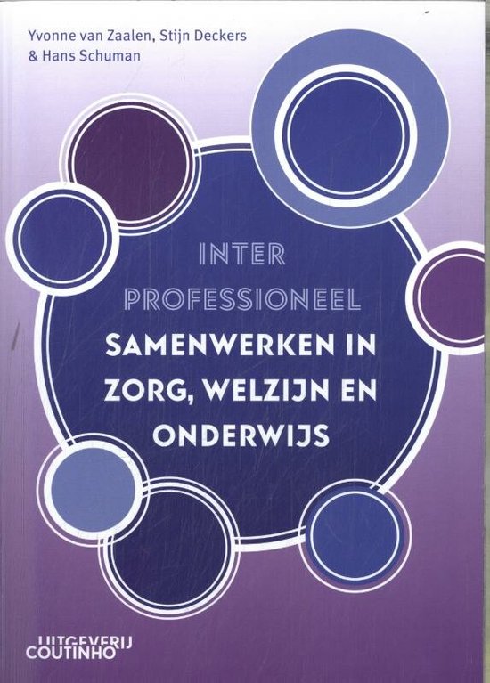 Interprofessioneel samenwerken in zorg, welzijn en onderwijs