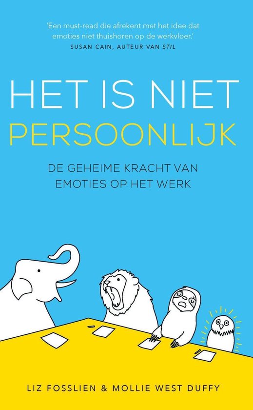 Het is niet persoonlijk