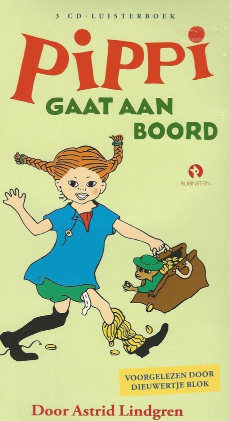 Pipi Langkous Gaat Aan Boord Luisterboek  3 Cd's