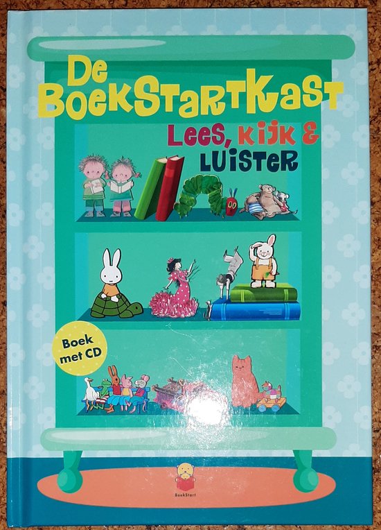 de Boekenstartkast - Lees, kijk & luister met o.a. Nijntje Kikker Dikkie Dik Rupsje Nooitgenoeg