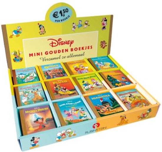 Display mini disney gouden boekjes