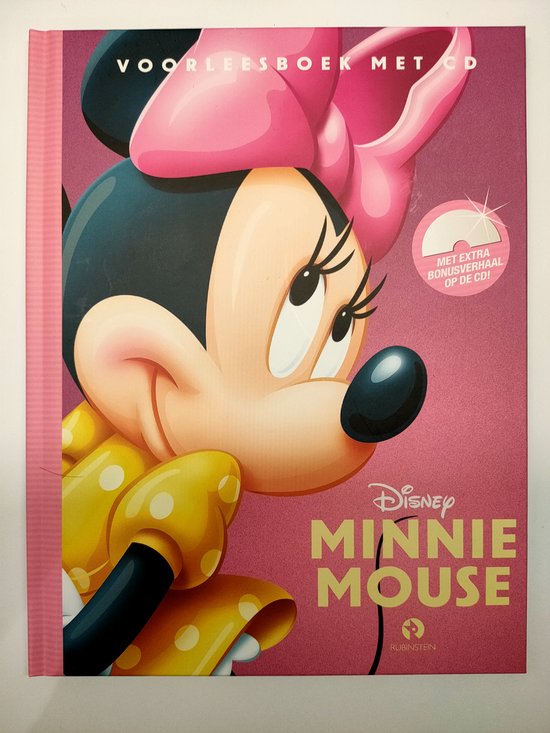 Disney voorleesboek met CD - Minnie Mouse met extra bonusverhaal op de CD - kinderboek