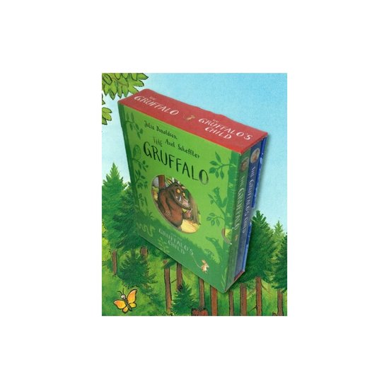 De Gruffalo / Het kind van de Gruffalo kartonboekjes in cassette