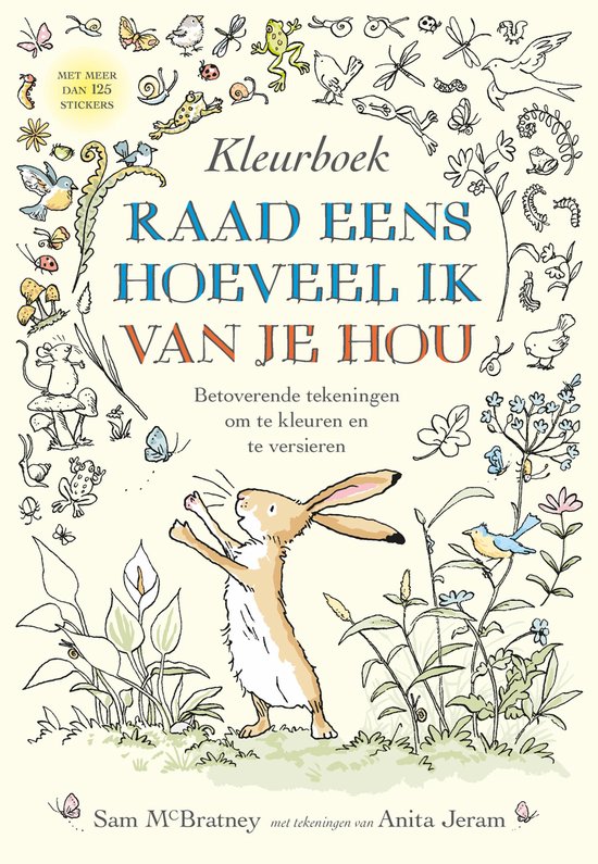 Kleurboek raad eens hoeveel ik van je hou