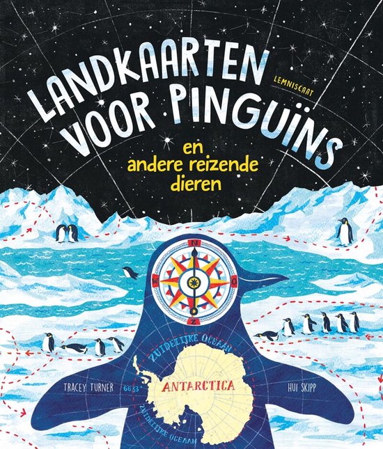 Landkaarten voor pinguïns