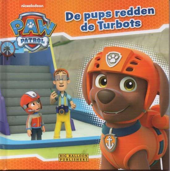 PAW Patrol - De pups redden de Turbots - Voorleesboek met harde kaft - Voor kinderen van 2 jaar / 3 jaar / 4 jaar / 5 jaar / 6 jaar / peuters / kleuters - Speelgoed jongens / meisjes - Kinderboek Zuma - Boek