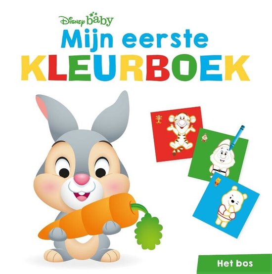 Disney Baby - Mijn eerste kleurboek Het bos