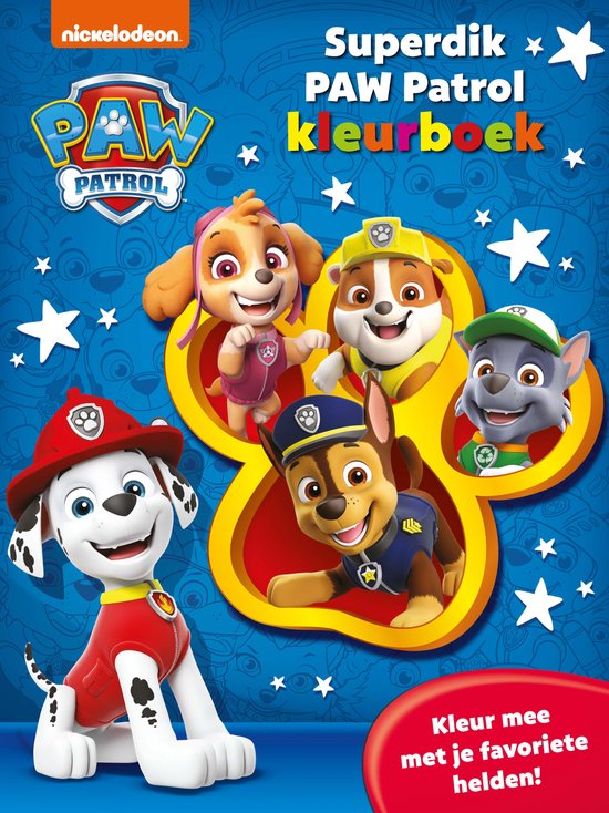 PAW Patrol - Superdik PAW Patrol kleurboek