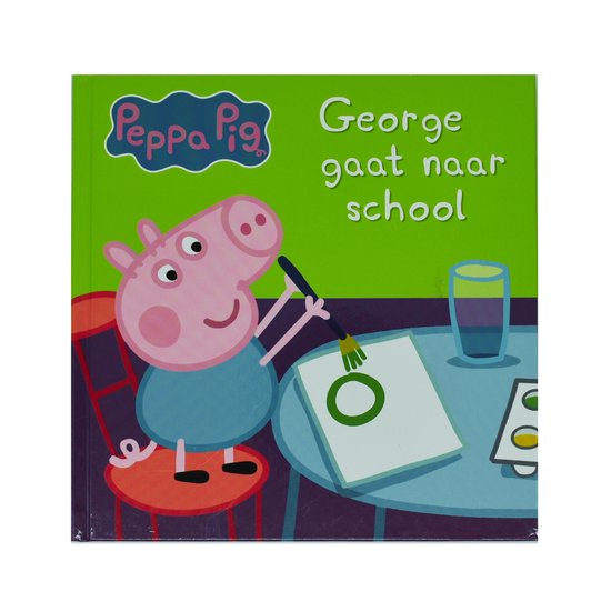 Peppa Pig George Gaat Naar School - Kinderboek