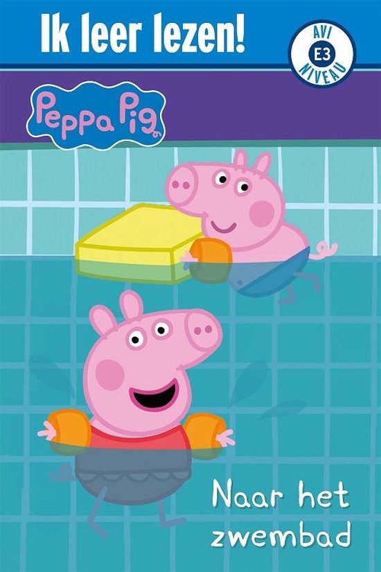 Ik leer lezen! - Peppa Pig, naar het zwembad