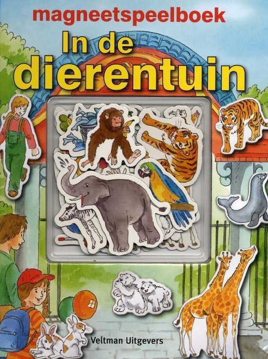 Magneetspeelboek In de dierentuin