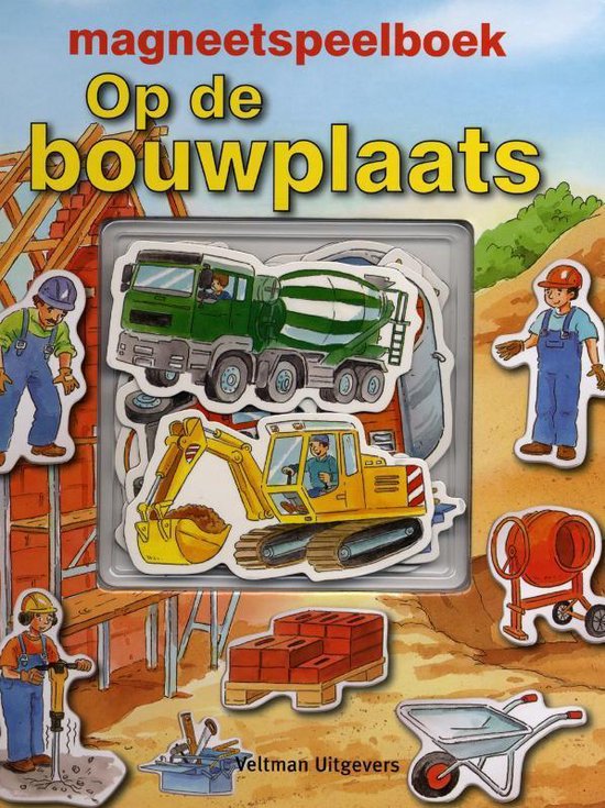 Magneetspeelboek Op de bouwplaats