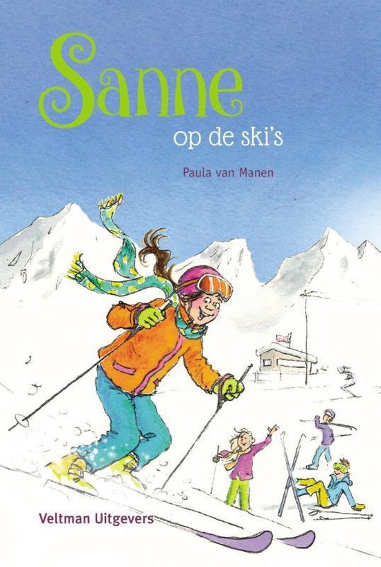 Sanne  -   Sanne op de ski's