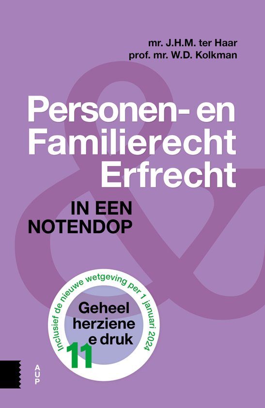 Personen- en Familierecht en Erfrecht