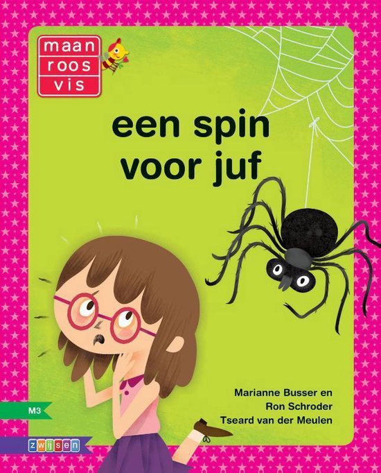 Maan roos vis - Een spin voor Juf