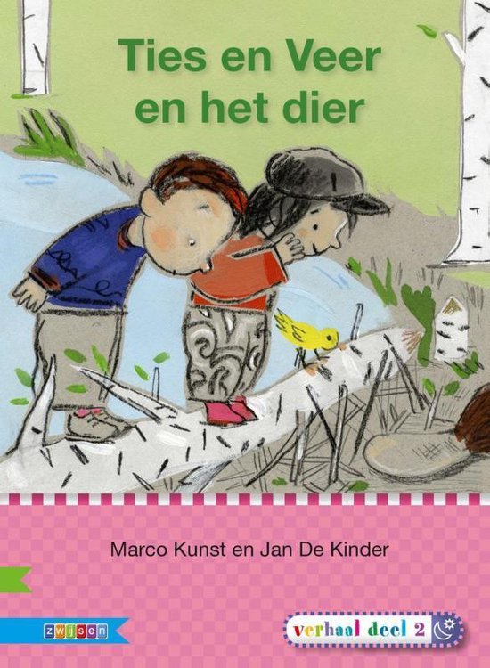 Veilig leren lezen  -  Ties en Veer en het dier AVI M3