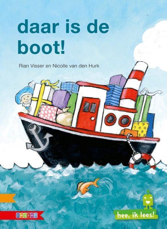 Hee, ik lees! - Daar is de boot!