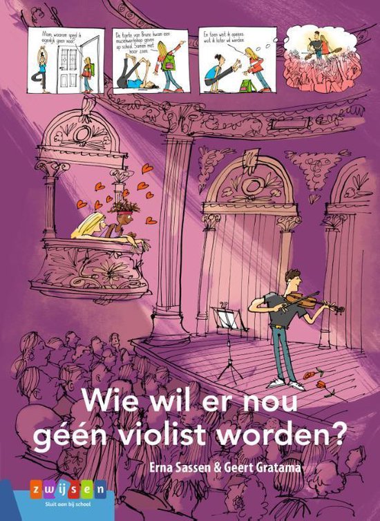 Leesserie Estafette  -   Wie wil er nou géén violist worden?