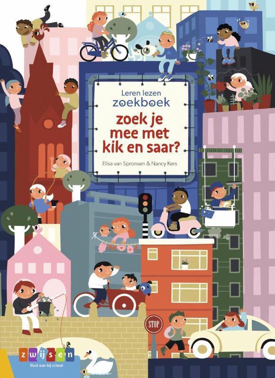 Leren lezen zoekboek  -   zoek je mee met kik en saar?