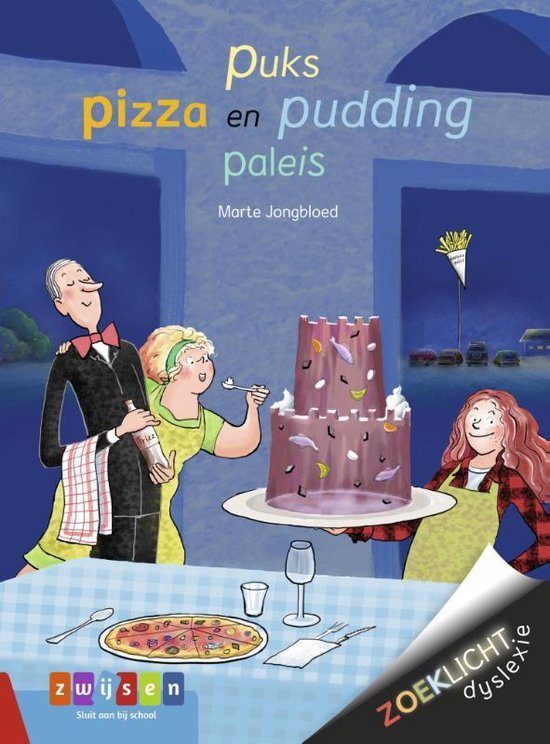 Zoeklicht Dyslexie  -   Puks pizza en pudding paleis