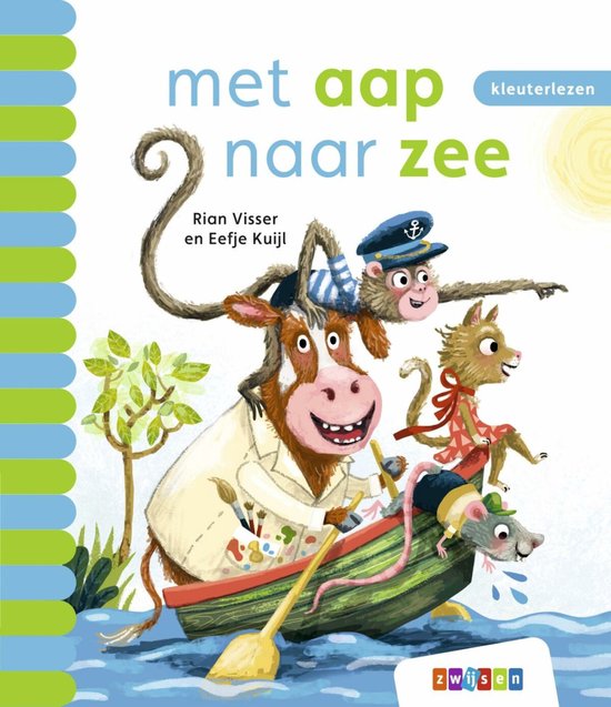 Kleuterlezen  -   met aap naar zee